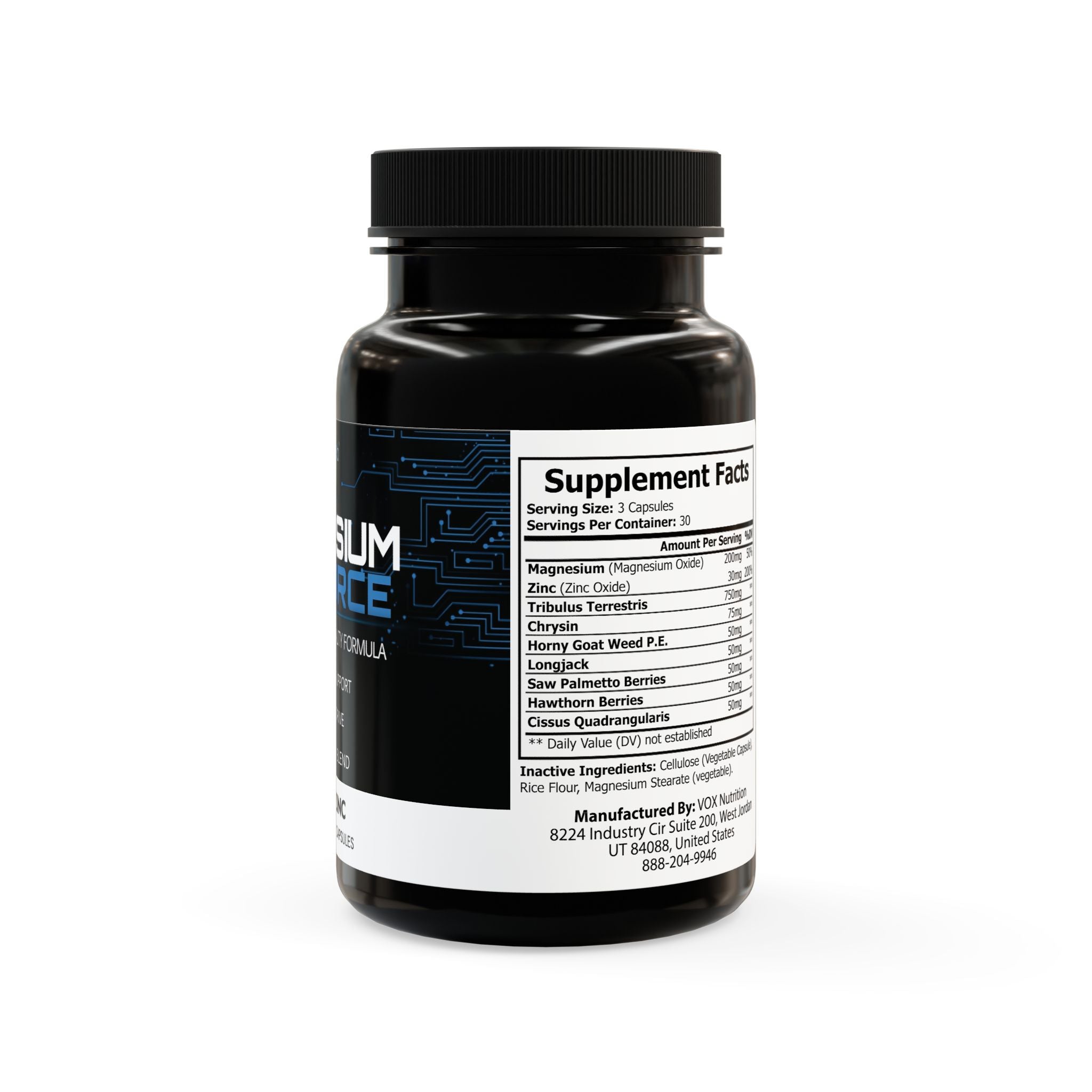 FitneX Lab™ MAGNESIUM ZINC FORCE (90 Capsules)