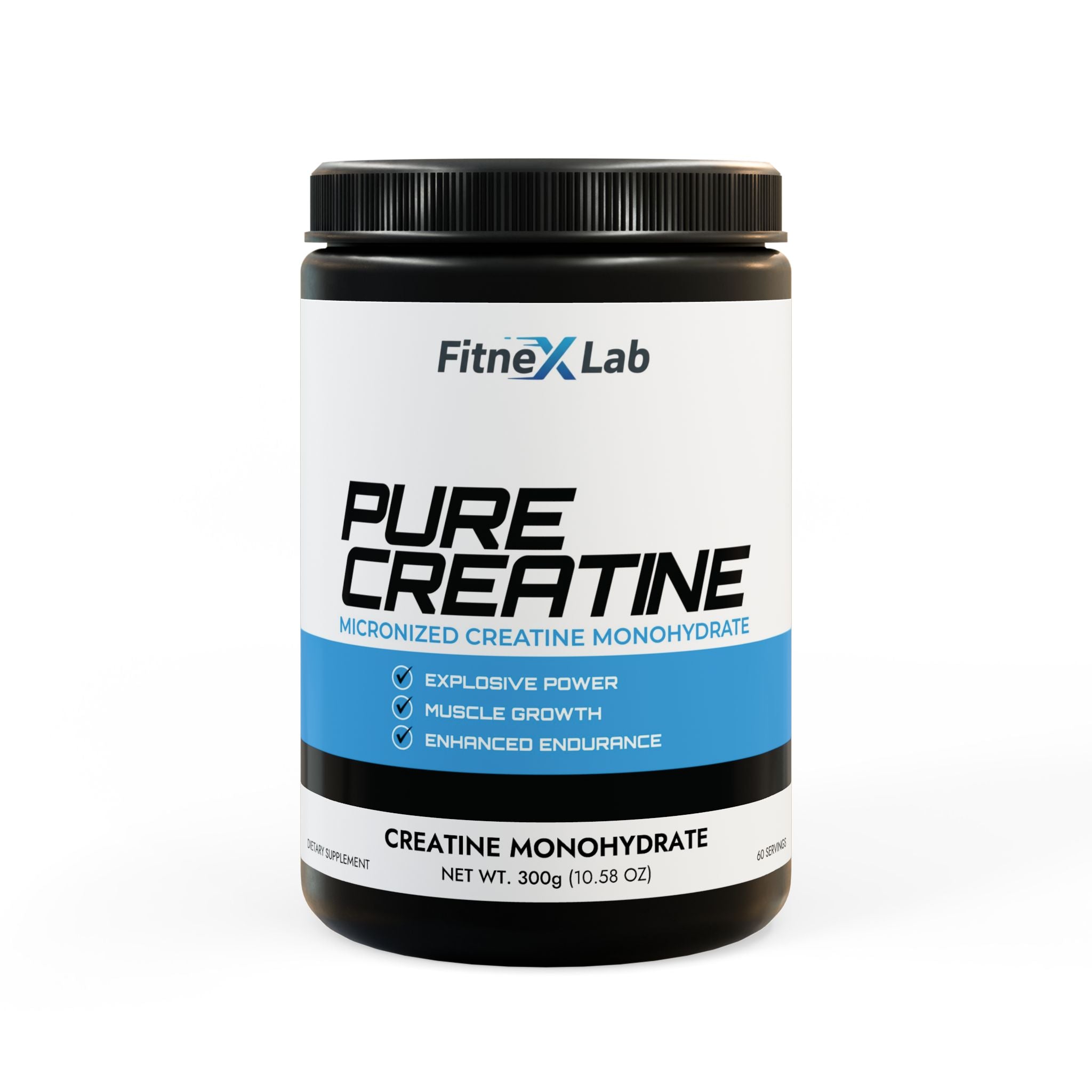 FitneX Lab™ PURE CREATINE (300g, 10.58oz)