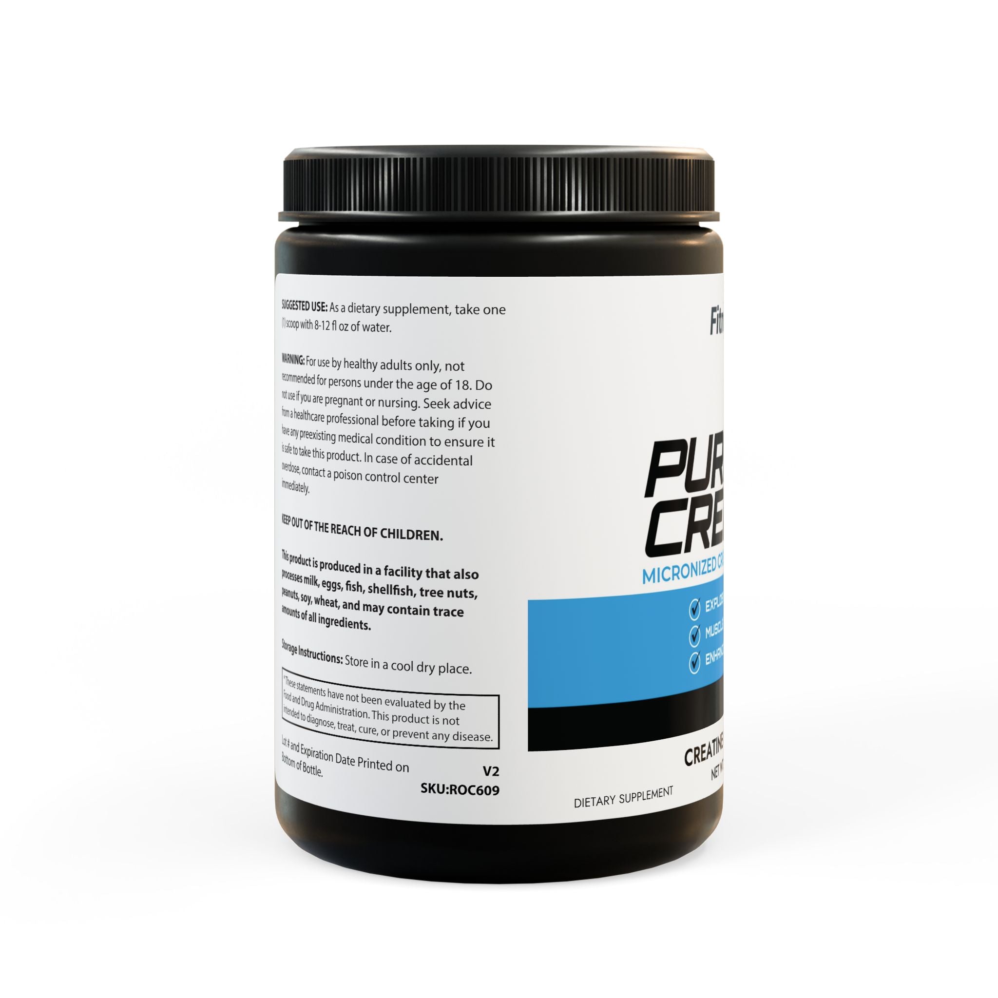 FitneX Lab™ PURE CREATINE (300g, 10.58oz)