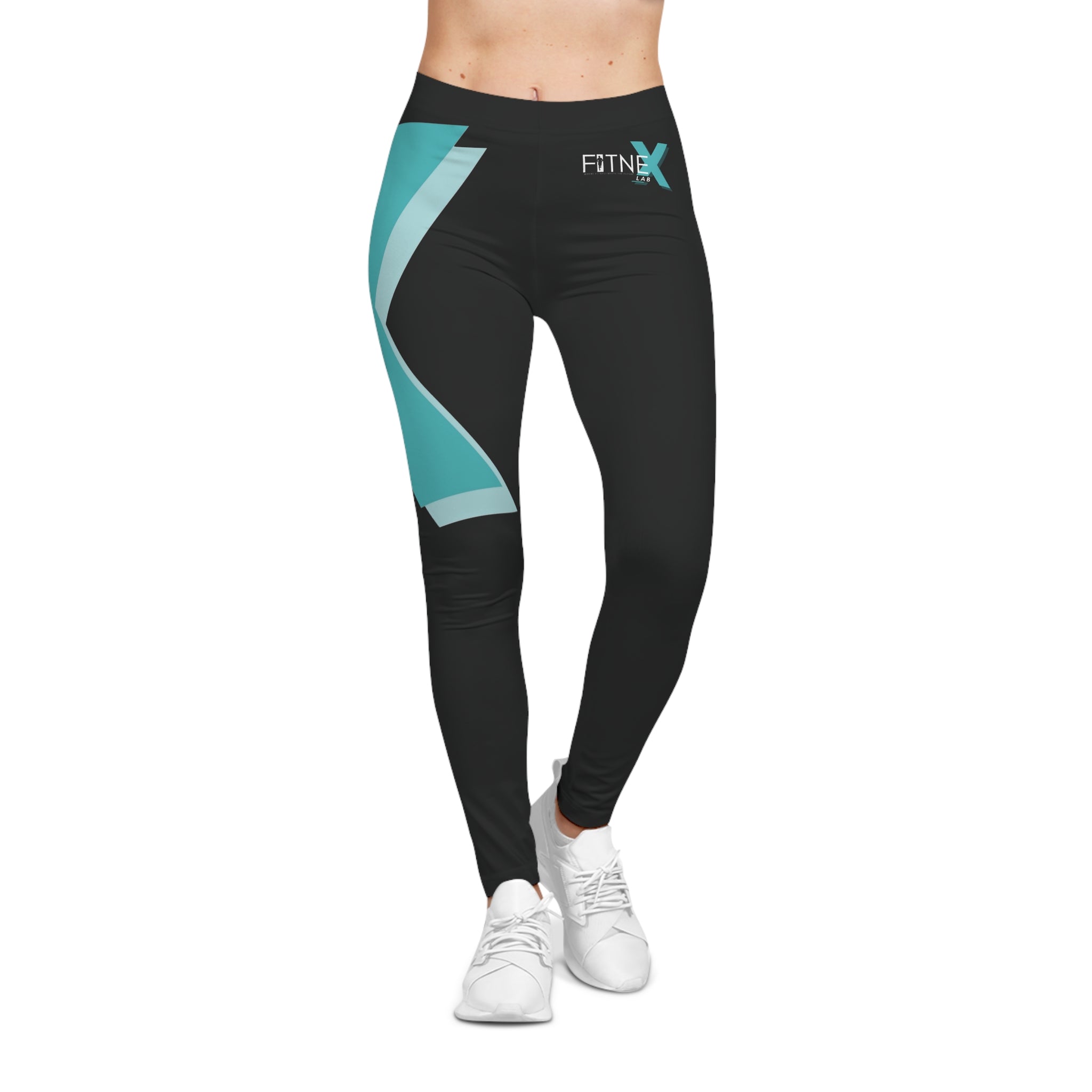 FitneX Lab™ AuraFlow Everyday Leggings (Black)