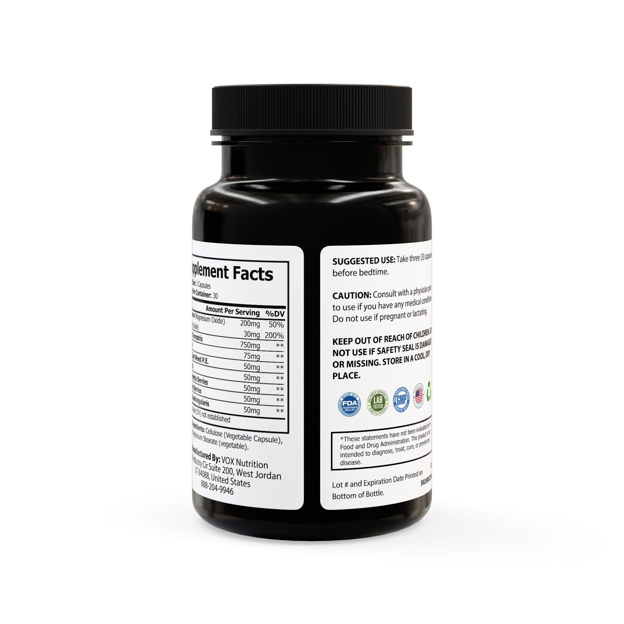 FitneX Lab™ MAGNESIUM ZINC FORCE (90 Capsules)