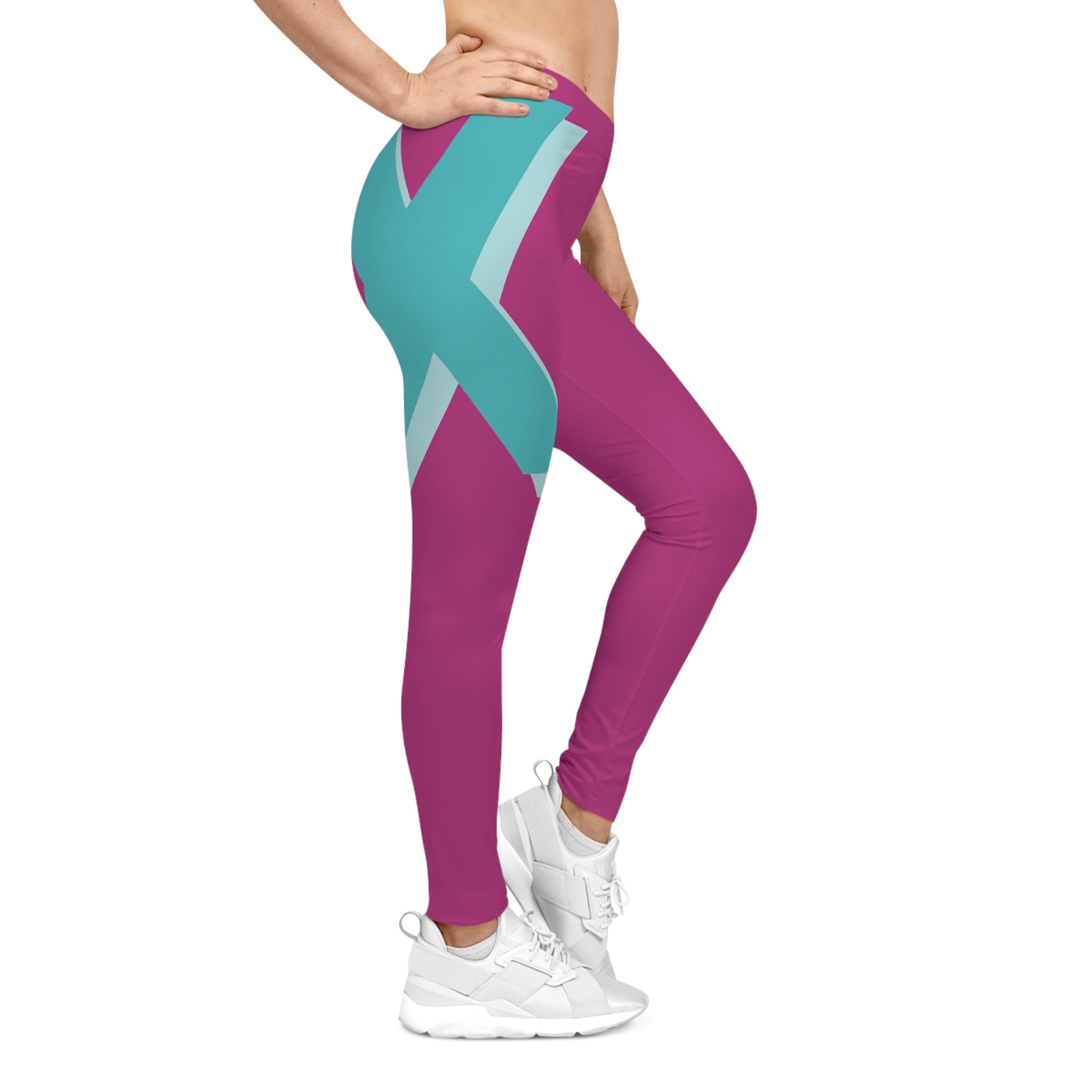 FitneX Lab™ AuraFlow Everyday Leggings (Rose)