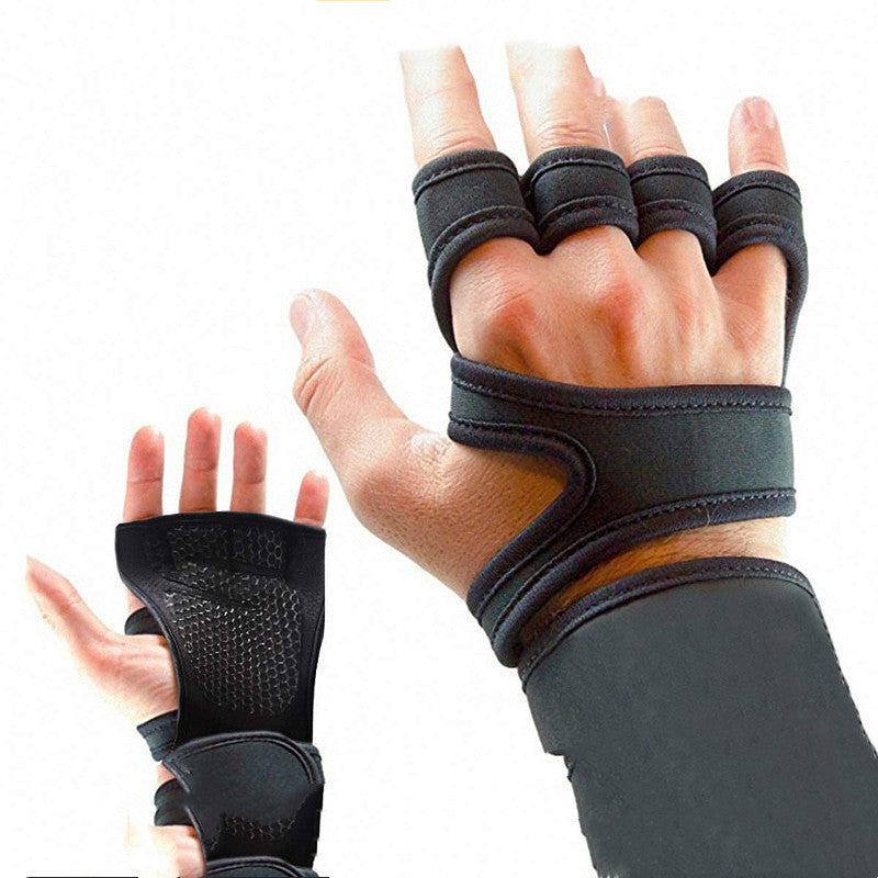 The Rhino™ Palm Protection Half-Finger Gloves