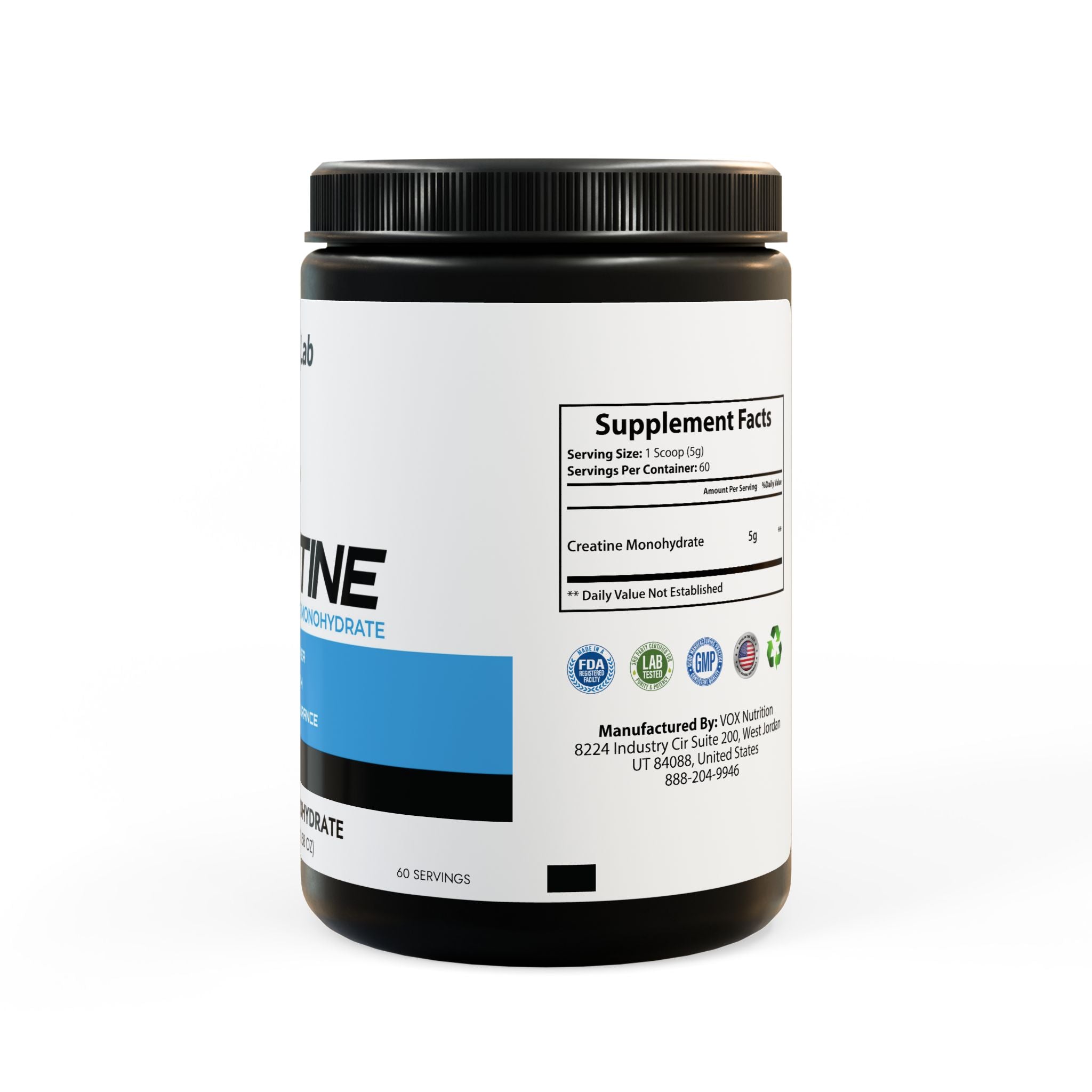 FitneX Lab™ PURE CREATINE (300g, 10.58oz)